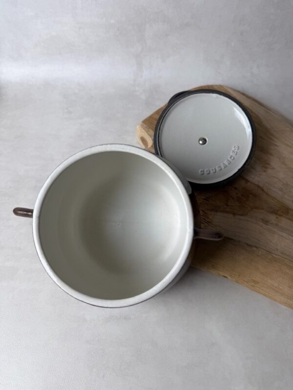 Cocotte ronde avec couvercle Cousances marron — vue 4