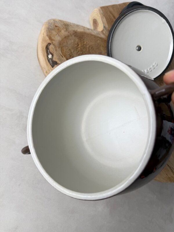 Cocotte ronde avec couvercle Cousances marron — vue 5