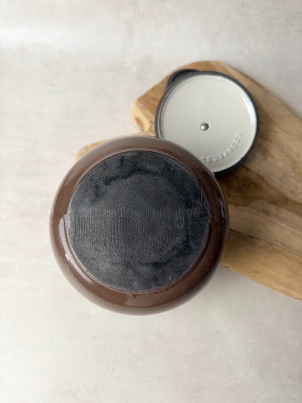 Cocotte ronde avec couvercle Cousances marron — vue 6
