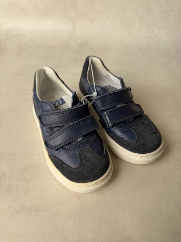 Baskets à scratch enfant clic! bleu marine taille 24 — vue 3