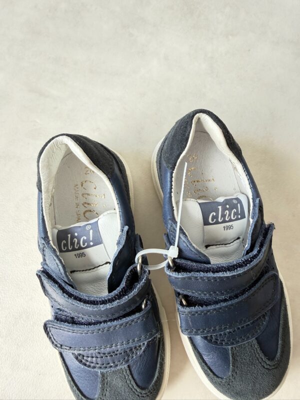 Baskets à scratch enfant clic! bleu marine taille 24 — vue 4