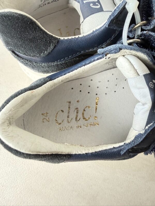 Baskets à scratch enfant clic! bleu marine taille 24 — vue 6