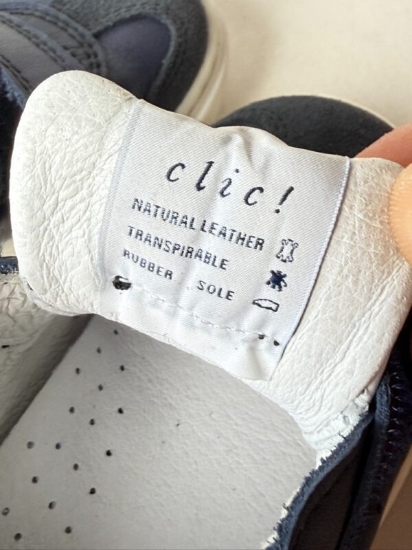 Baskets à scratch enfant clic! bleu marine taille 24 — vue 7