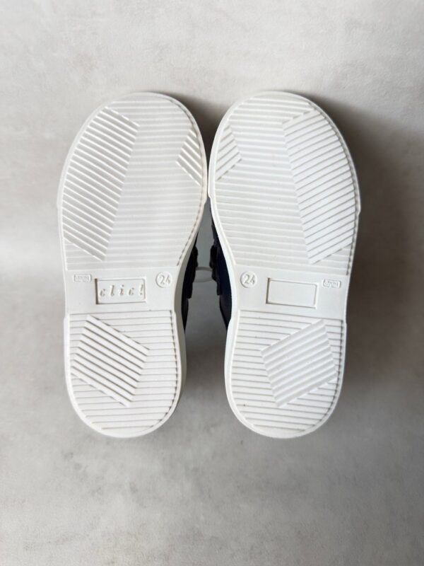 Baskets à scratch enfant clic! bleu marine taille 24 — vue 9