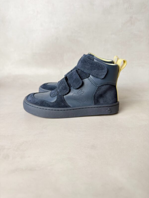 Baskets montantes à scratch enfant Bundgaard bleu marine taille 28 — vue 2