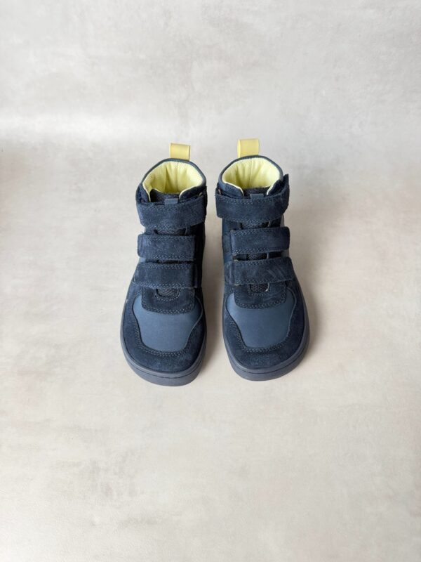 Baskets montantes à scratch enfant Bundgaard bleu marine taille 28 — vue 3