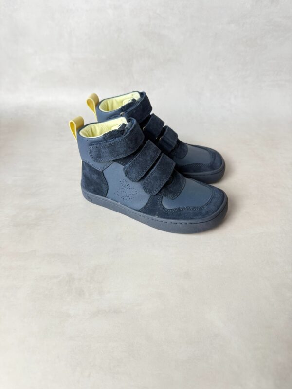 Baskets montantes à scratch enfant Bundgaard bleu marine taille 28 — vue 4