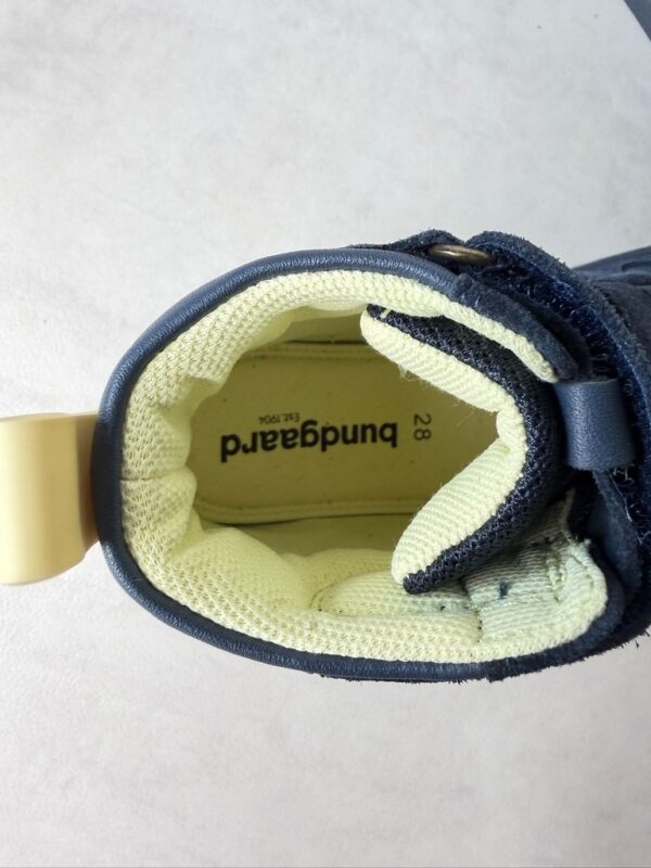 Baskets montantes à scratch enfant Bundgaard bleu marine taille 28 — vue 5