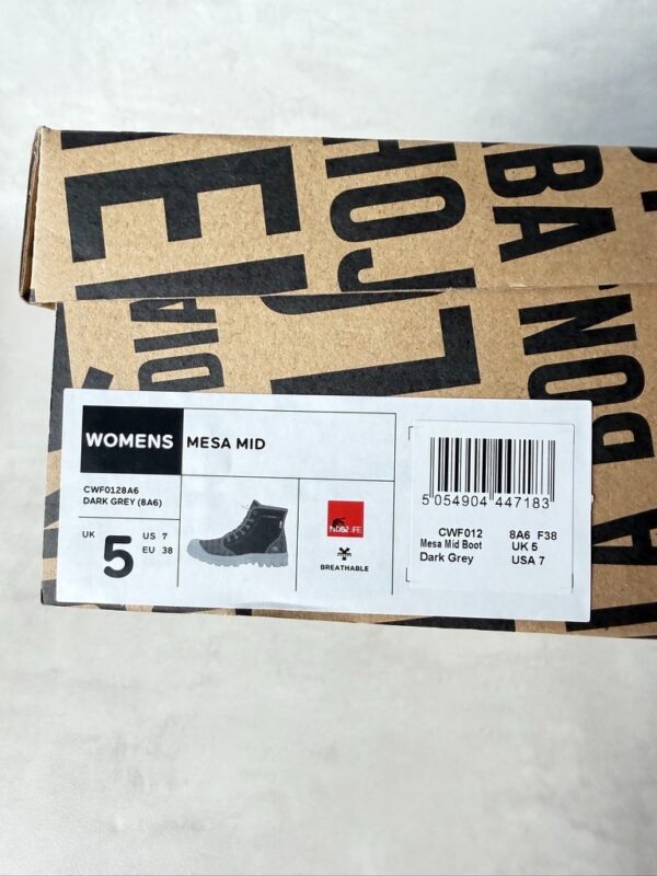 Bottines femme Craghoppers Mesa Mid Boot gris foncé taille 38 — vue 9