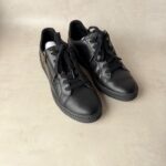 Baskets basses à lacets et zip latéral Geox D Blomiee C femme noir taille 37 — vue 5