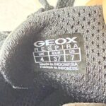 Baskets basses à lacets et zip latéral Geox D Blomiee C femme noir taille 37 — vue 8