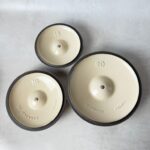 Lot de 3 casseroles avec couvercles Le Creuset la mama marron taille 14, 16 et 18 cm — vue 5