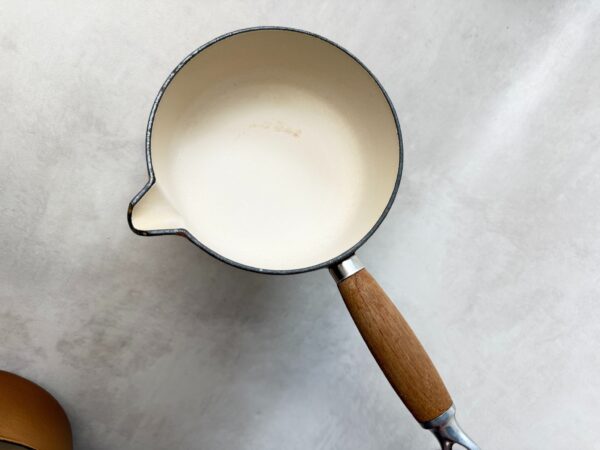 Lot de 3 casseroles avec couvercles Le Creuset la mama marron taille 14, 16 et 18 cm — vue 16