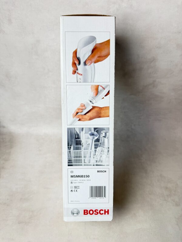 Mixeur plongeant Bosch MSM6B150 blanc — vue 5