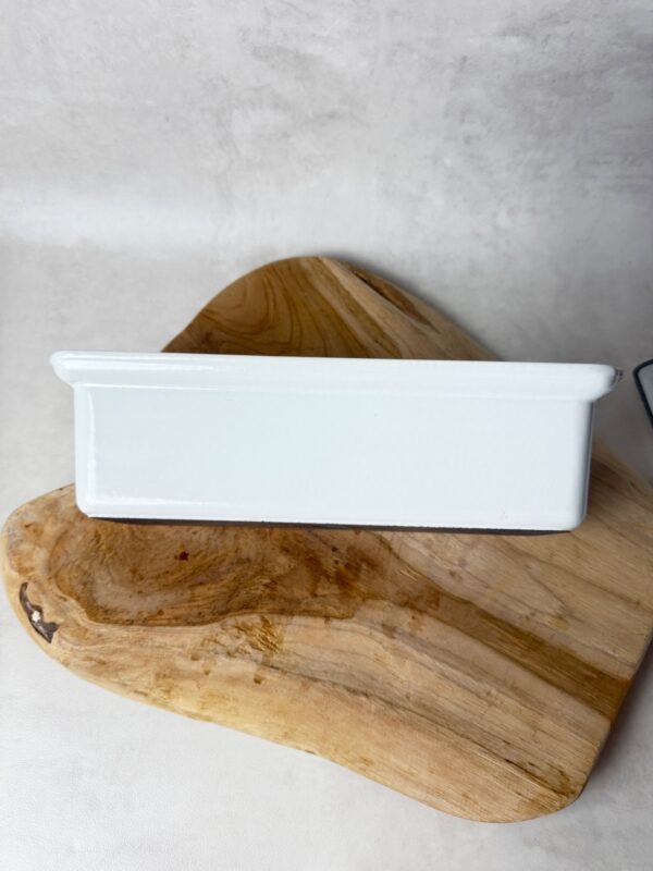 Terrine rectangulaire à couvercle Le Creuset blanc taille 28 — vue 10