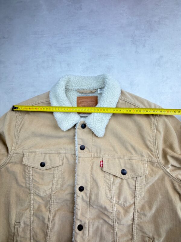Veste camionneur doublée sherpa Levi's homme beige taille XL — vue 15