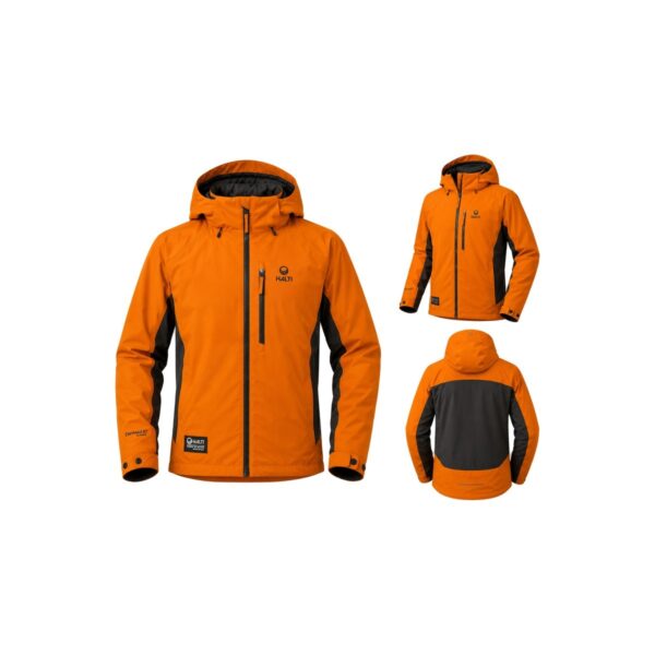 Veste de randonnée imperméable Halti Hiker M DX Pro Jacket homme orange taille 3XL