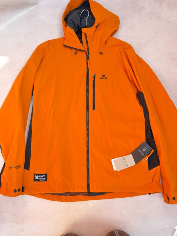 Veste de randonnée imperméable Halti Hiker M DX Pro Jacket homme orange taille 3XL — vue 4