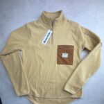Polaire demi-zip Resteröds homme beige taille S — vue 2