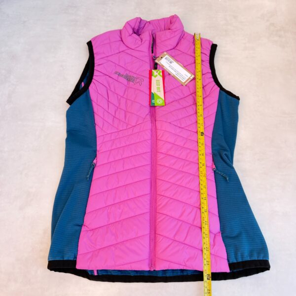 Gilet sans manches hybride matelassé Rock Experience Eco Manitoba Hybrid Woman Vest femme rose taille M — vue 8