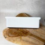 Terrine rectangulaire à couvercle Le Creuset blanc taille 28 — vue 8