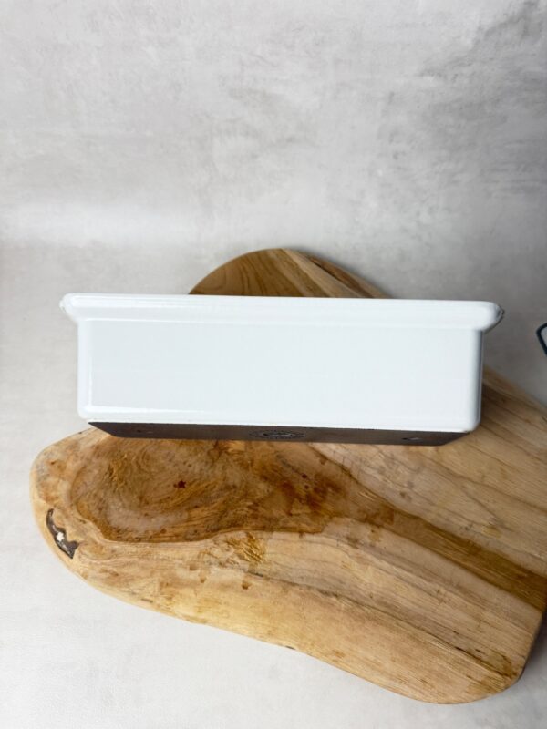 Terrine rectangulaire à couvercle Le Creuset blanc taille 28 — vue 8