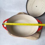 Cocotte ovale avec couvercle Cousances unisexe rouge taille 28 — vue 8