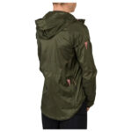 Veste coupe-vent à capuche AGU Venture unisexe vert kaki taille XXL — vue 2