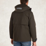 Parka à capuche NZA New Zealand Auckland Alpen homme vert kaki taille XXL — vue 4