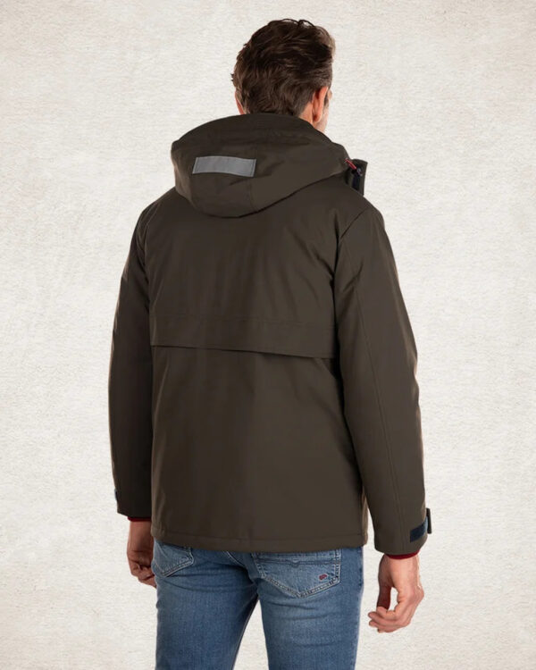 Parka à capuche NZA New Zealand Auckland Alpen homme vert kaki taille XXL — vue 4