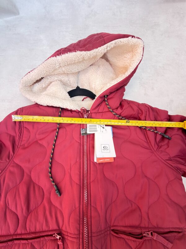 Veste matelassée à capuche Rip Curl Anoeta Quilted femme rouge foncé taille XS — vue 11