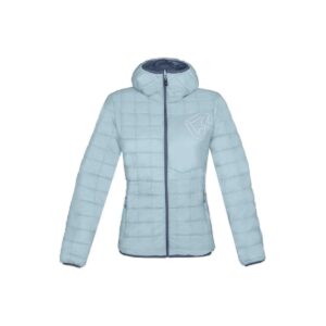 Veste matelassée réversible à capuche Rock Experience Golden Gate Hoodie Padded Woman Jacket femme bleu clair taille M