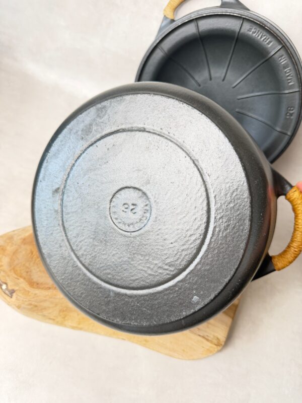 Cocotte doufeu avec couvercle Cousances unisexe noir taille 26 cm — vue 7