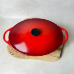 Cocotte ovale avec couvercle Cousances unisexe rouge taille 28 — vue 3