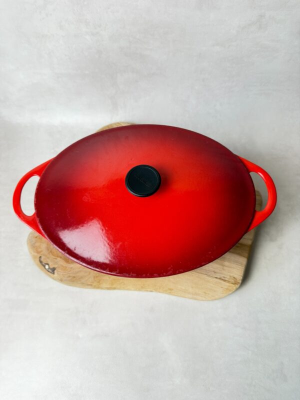 Cocotte ovale avec couvercle Cousances unisexe rouge taille 28 — vue 3