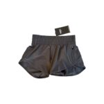 Short de running Barbell Sunrise Runner Short femme gris charbon taille XXS