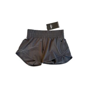 Short de running Barbell Sunrise Runner Short femme gris charbon taille XXS