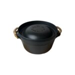 Cocotte doufeu avec couvercle Cousances unisexe noir taille 26 cm