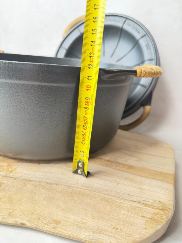 Cocotte doufeu avec couvercle Cousances unisexe noir taille 26 cm — vue 11