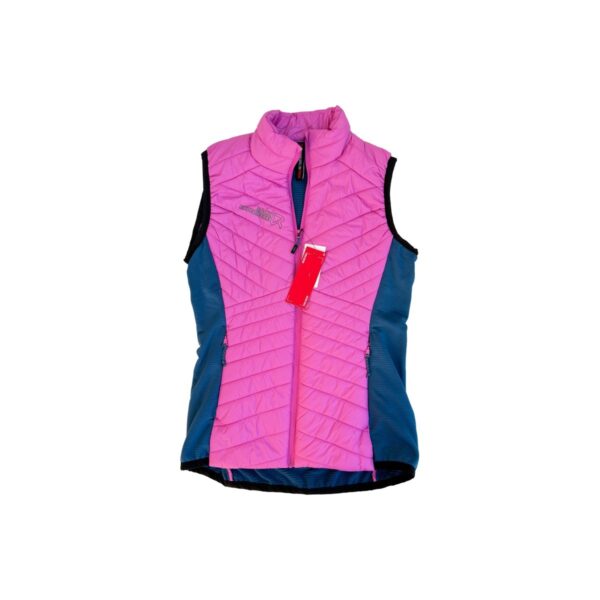 Gilet sans manches hybride matelassé Rock Experience Eco Manitoba Hybrid Woman Vest femme rose taille M