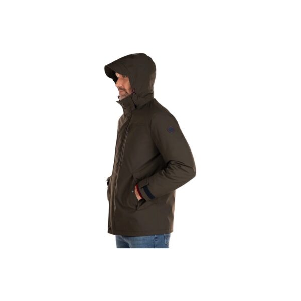 Parka à capuche NZA New Zealand Auckland Alpen homme vert kaki taille XXL