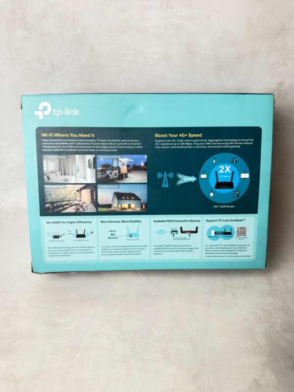 Routeur 4G TP-Link Archer MR600 noir — vue 4