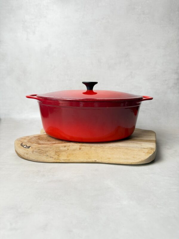 Cocotte ovale avec couvercle Cousances unisexe rouge taille 28 — vue 2