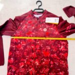 Maillot de cyclisme manches longues AGU Abstract Flower Jersey LS Essential Women Modica femme bordeaux taille XXL — vue 9