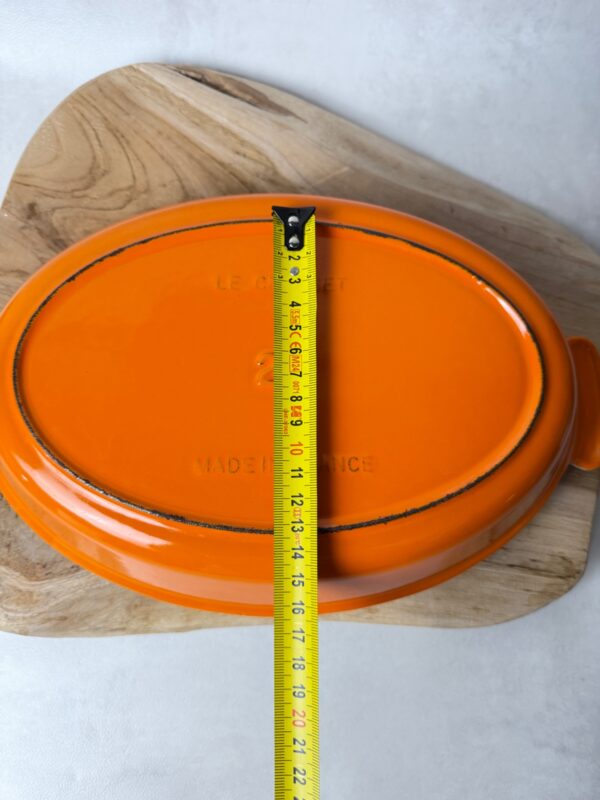Plat à gratin ovale Le Creuset orange taille 28 — vue 12