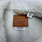 Veste camionneur doublée sherpa Levi's homme beige taille XL — vue 5