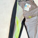 Pantalon long technique sicleri unisexe gris anthracite/noir/vert fluo taille L — vue 6
