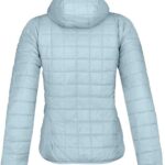 Veste matelassée réversible à capuche Rock Experience Golden Gate Hoodie Padded Woman Jacket femme bleu clair taille M — vue 14