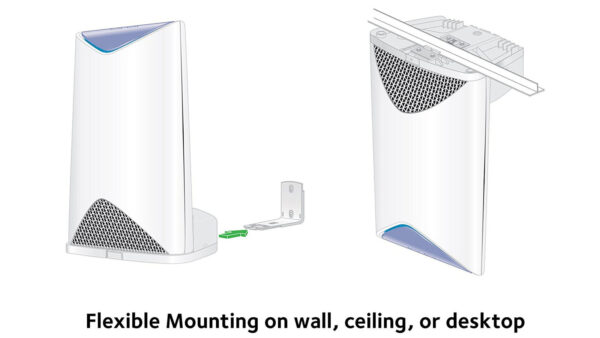 Système WiFi mesh professionnel Netgear Orbi Pro SRK60-100EUS blanc/bleu — vue 8