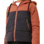 Doudoune à capuche Rip Curl anti series homme brique/noir taille S — vue 3